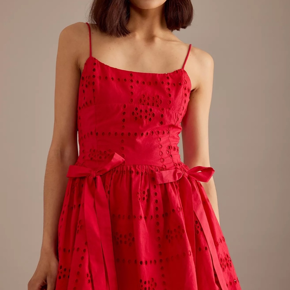 Damson Madder Penelope Broderie Mini Dress